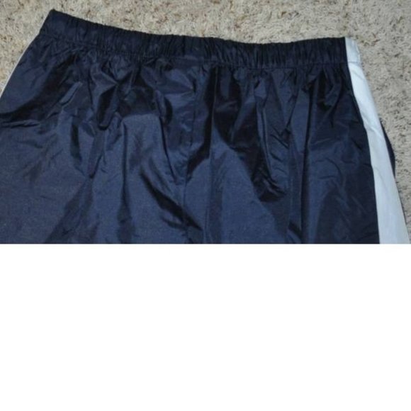 Mens Track Pants Large Climate Concepts Blue & White Mesh Lined Inner Tie Pkts - Picture 3 of 5